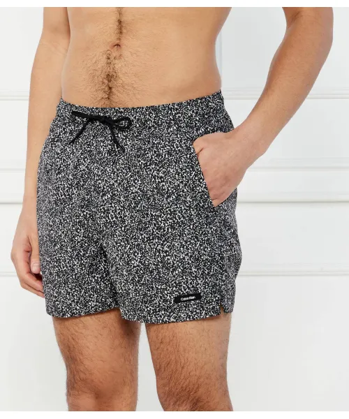 

Пляжные шорты Regular fit Calvin Klein Swimwear, черный