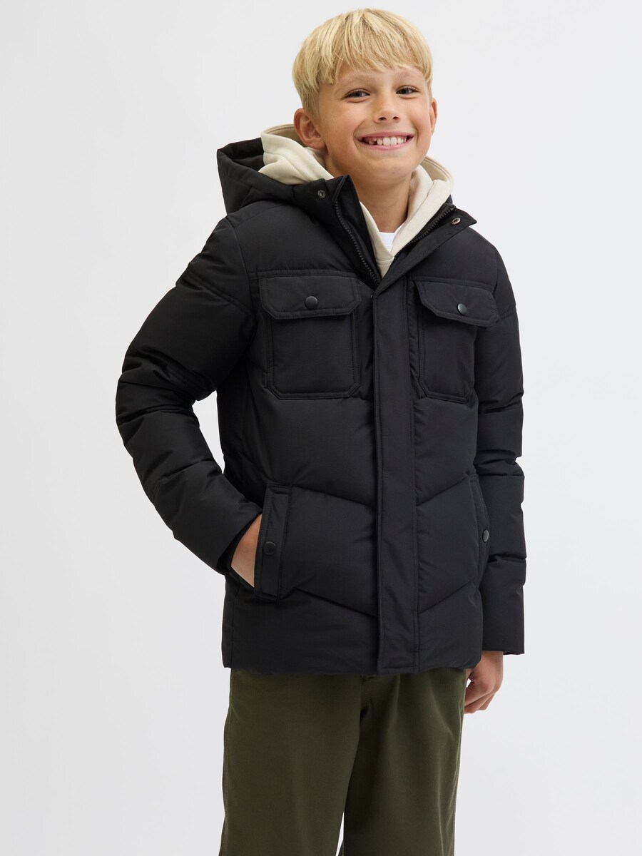 Куртка межсезонная Jack & Jones Junior, черный — фото 2