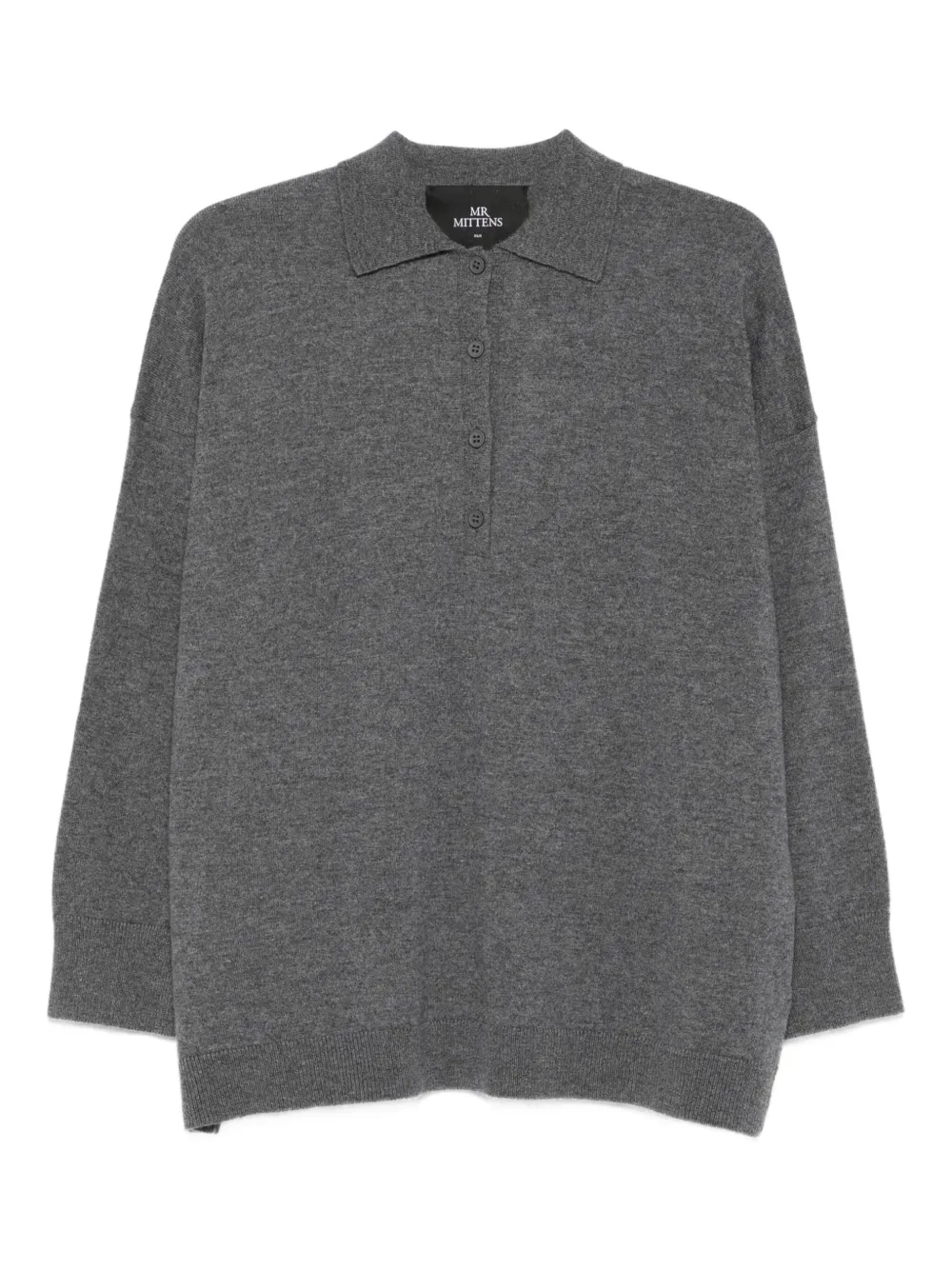 

Свитер Gigi с воротником поло Mr. Mittens, серый