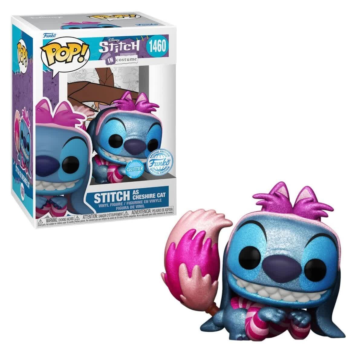 

Funko POP Lilo & Stitch 1460 Стич в виде Чеширского кота с бриллиантами, специальное издание Funko POP!