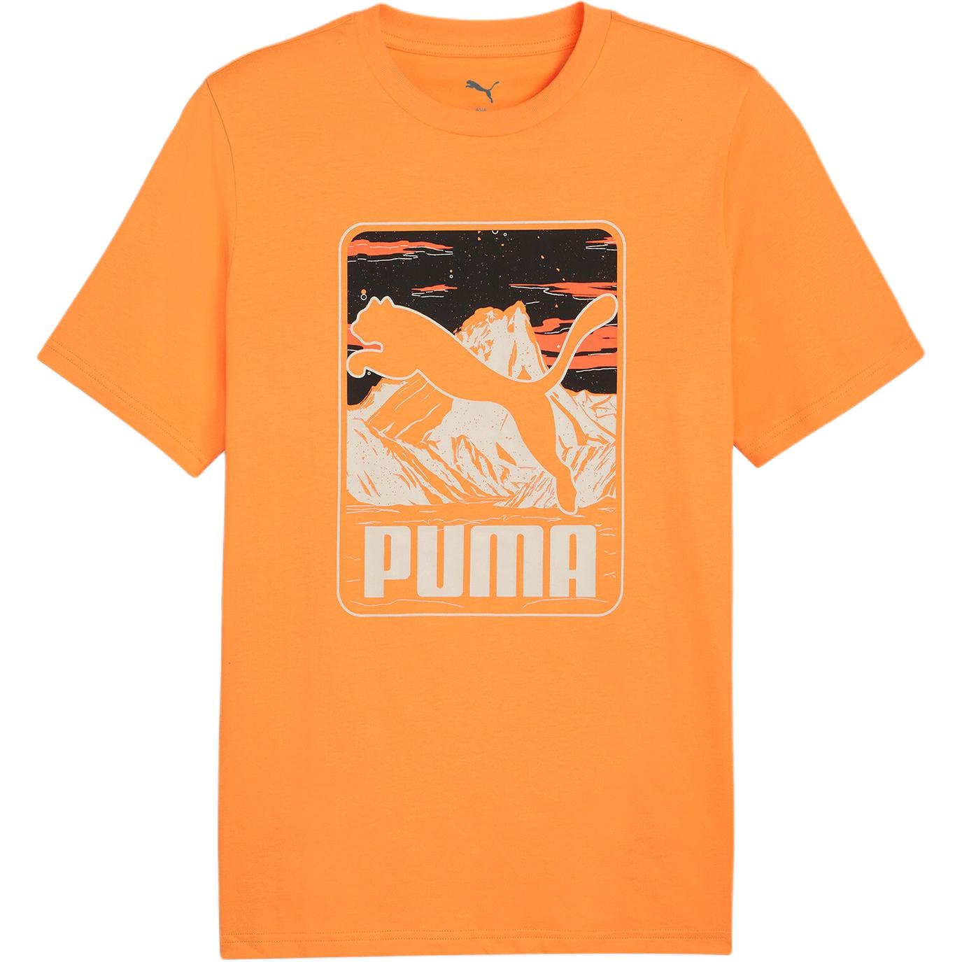 

Футболка Basic Men's Orange PUMA, оранжевый