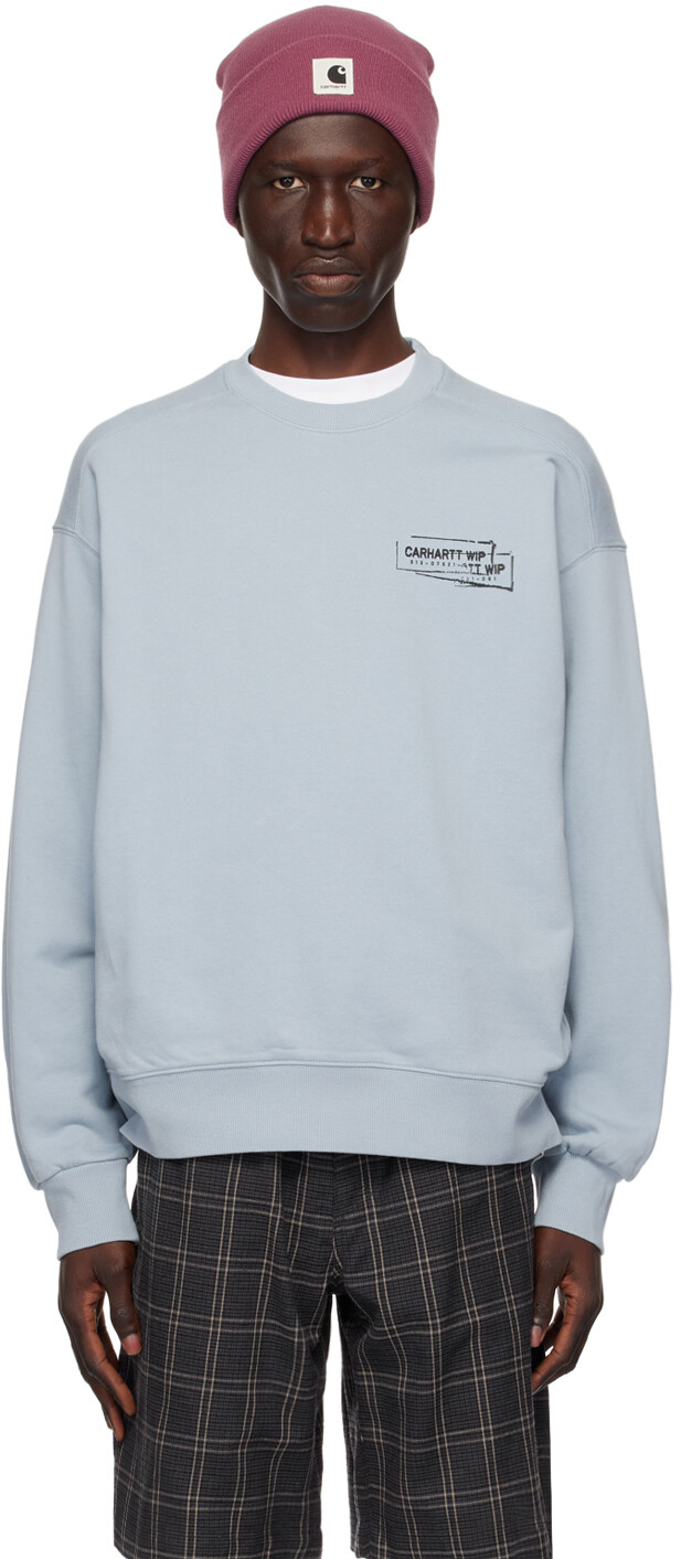 

Толстовка с синим принтом Carhartt Work In Progress