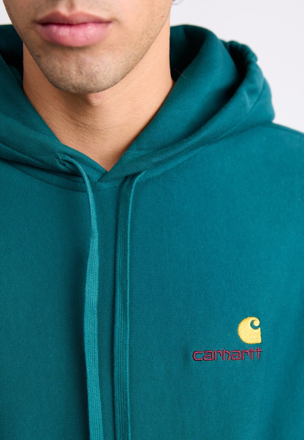 

Толстовка с капюшоном HOODED AMERICAN SCRIPT Carhartt WIP, темно-зеленый