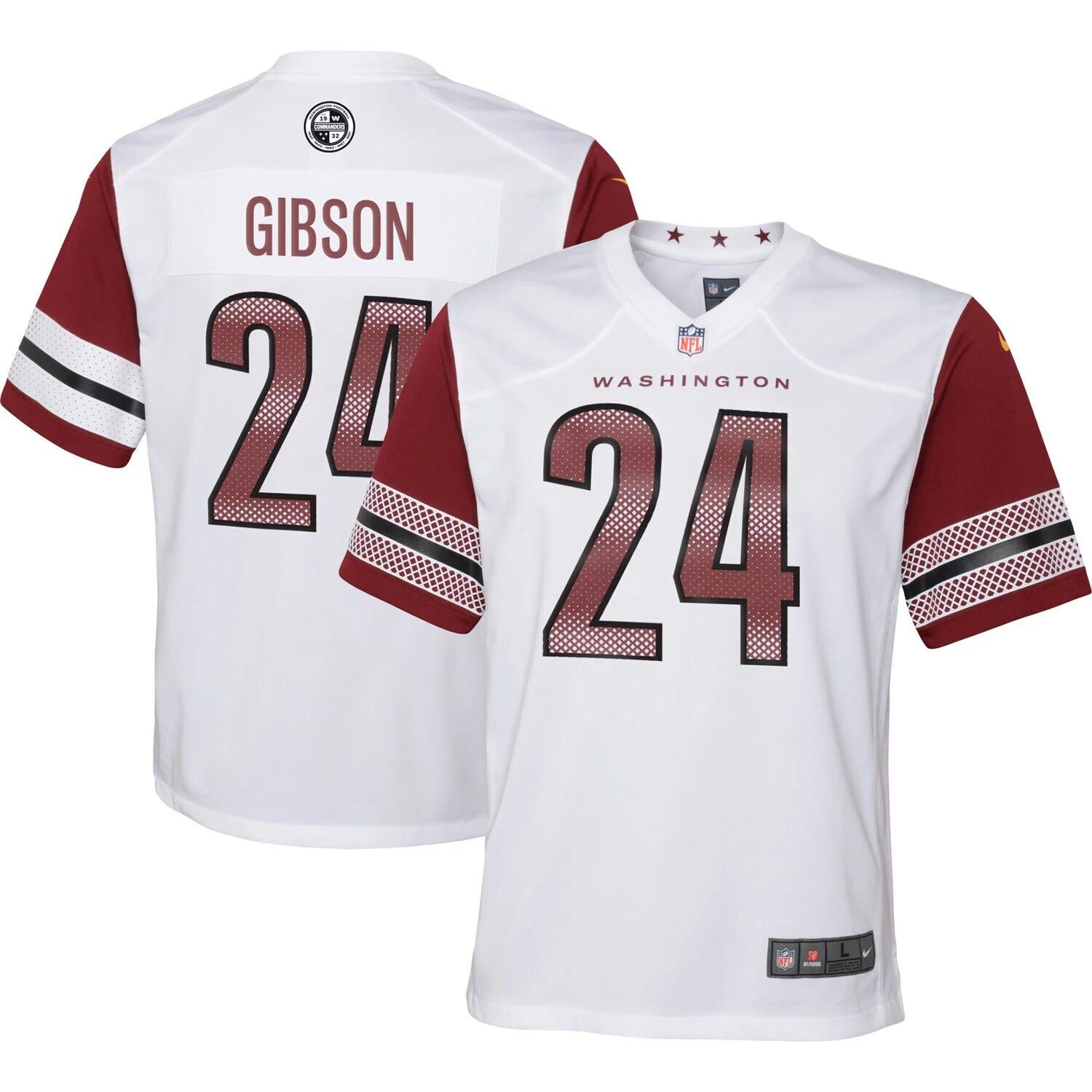 

Молодежная игровая майка Nike Antonio Gibson White Washington Commanders Nike