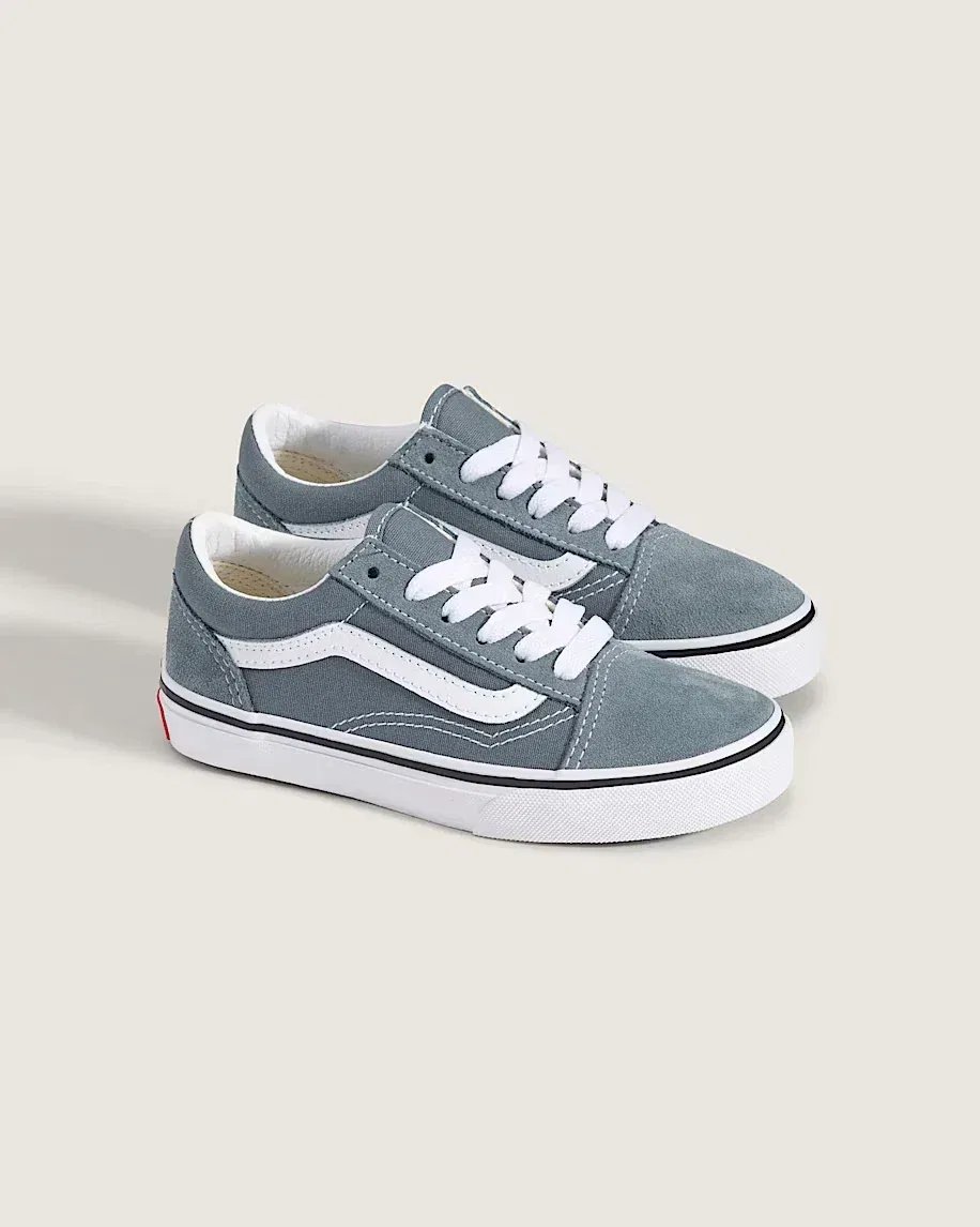 Детские кроссовки Vans Old Skool VN000CYVRV2, цвет Stormy Blue, повседневная обувь HAWK286