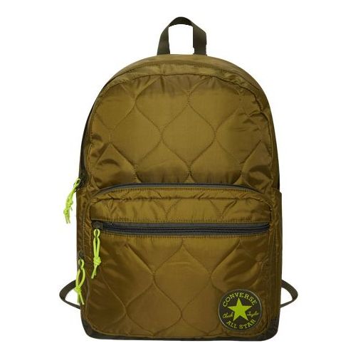 

Рюкзак Converse Quilted Go 2 Backpack 'Moss', оливкого-зеленый