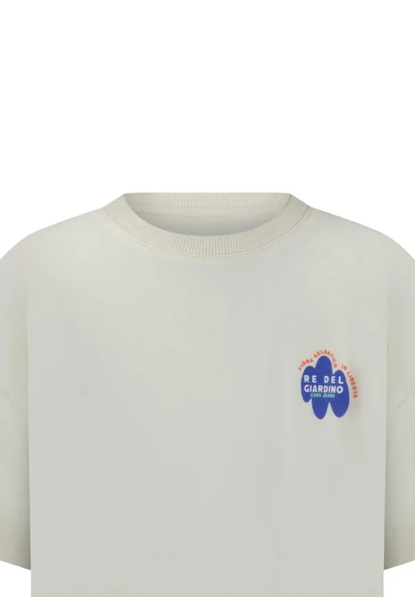 Футболка с принтом «шторм» Cars Jeans, Off White — фото 3