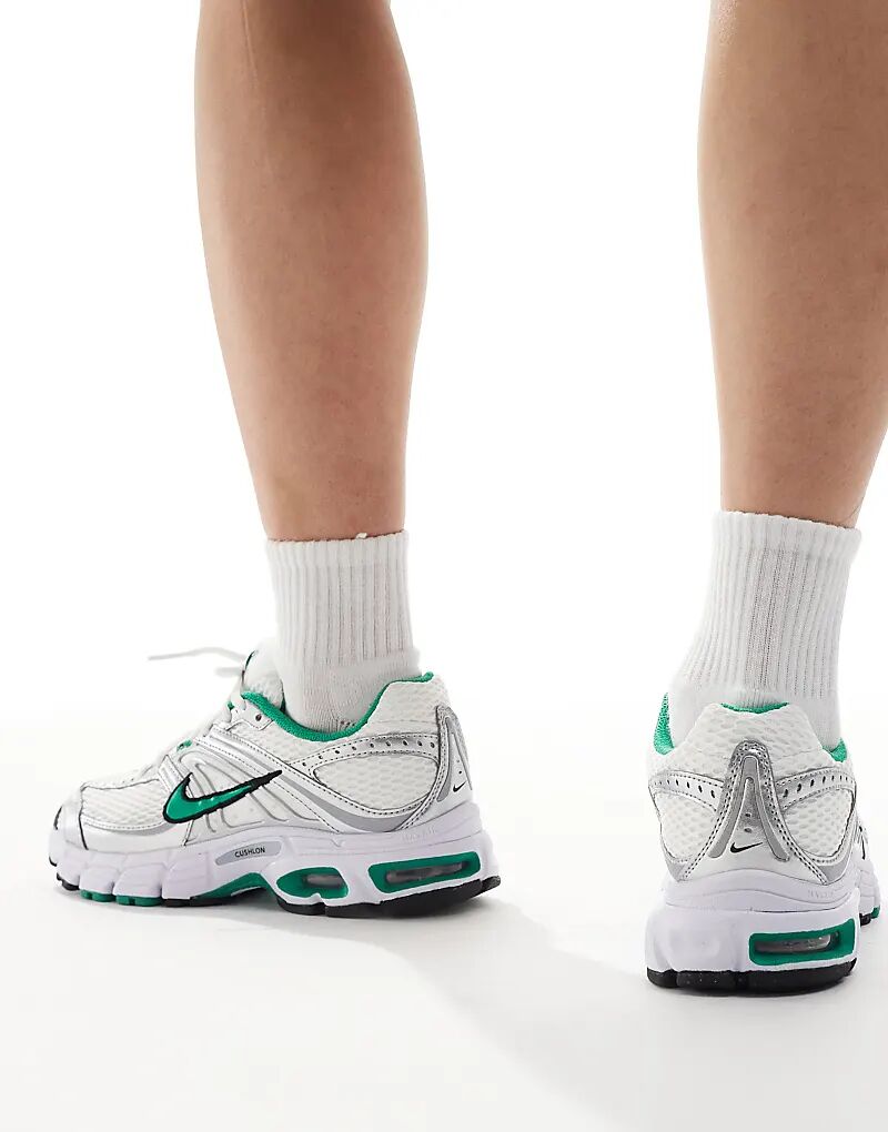 Кроссовки унисекс Nike Air Max Moto 2K белого и зеленого цветов — фото 3