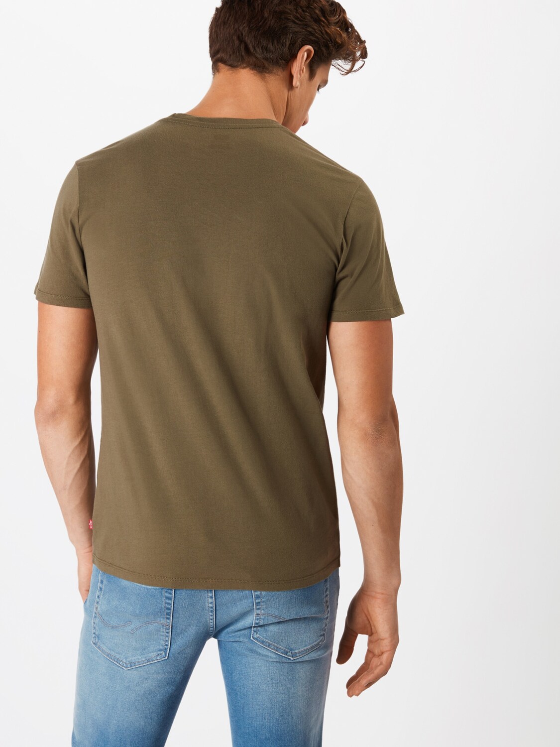 LEVI'S  Футболка 'Housemark Graphic T-Shirt' в цвете Olive — фото 4
