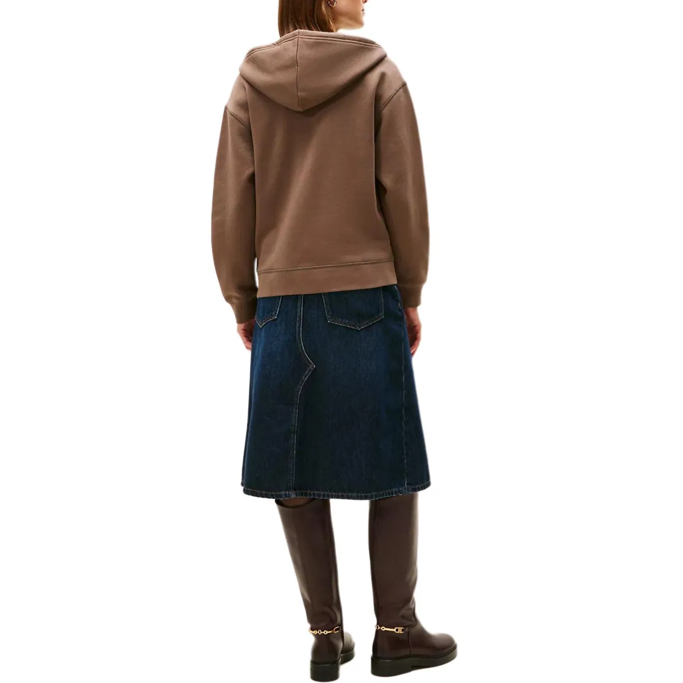 Куртка женская Tommy Hilfiger, Dark Brown — фото 4