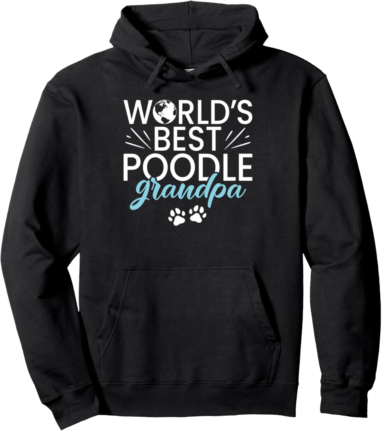 

Худи «Лучший в мире дедушка-пудель» Poodle Gifts For Poodle Lovers, черный