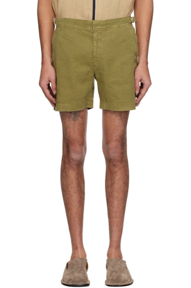 

Шорты цвета хаки Bulldog Garment Dye Orlebar Brown
