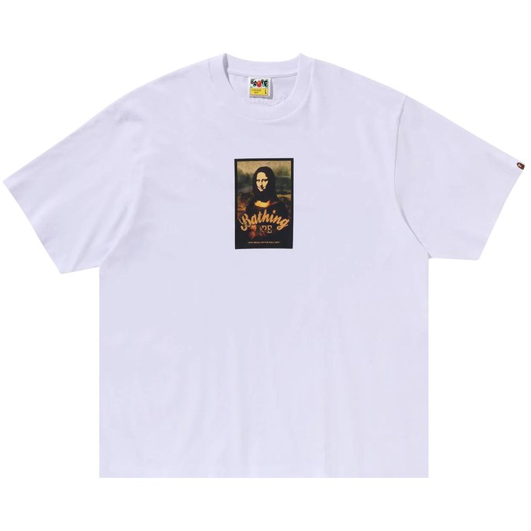 

Футболка BAPE Art Print Relaxed Fit 'White', белый