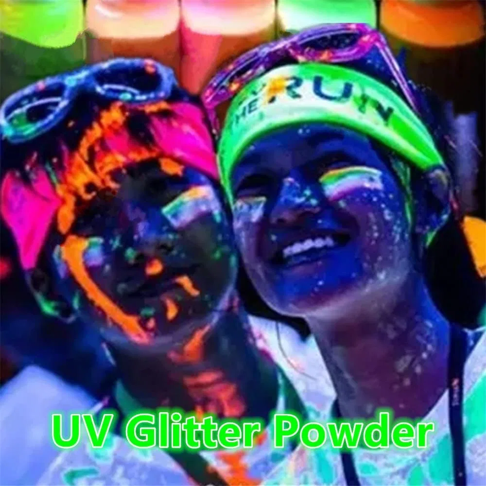 Спрей-глиттер для волос и тела UV Green, Go Ho, 10 г — фото 4