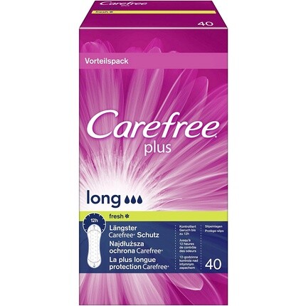 

Ежедневные прокладки Carefree Long Plus Fresh