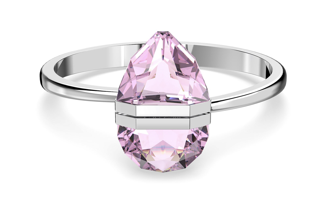 

Люминесцентный кристаллический браслет Swarovski, розовый