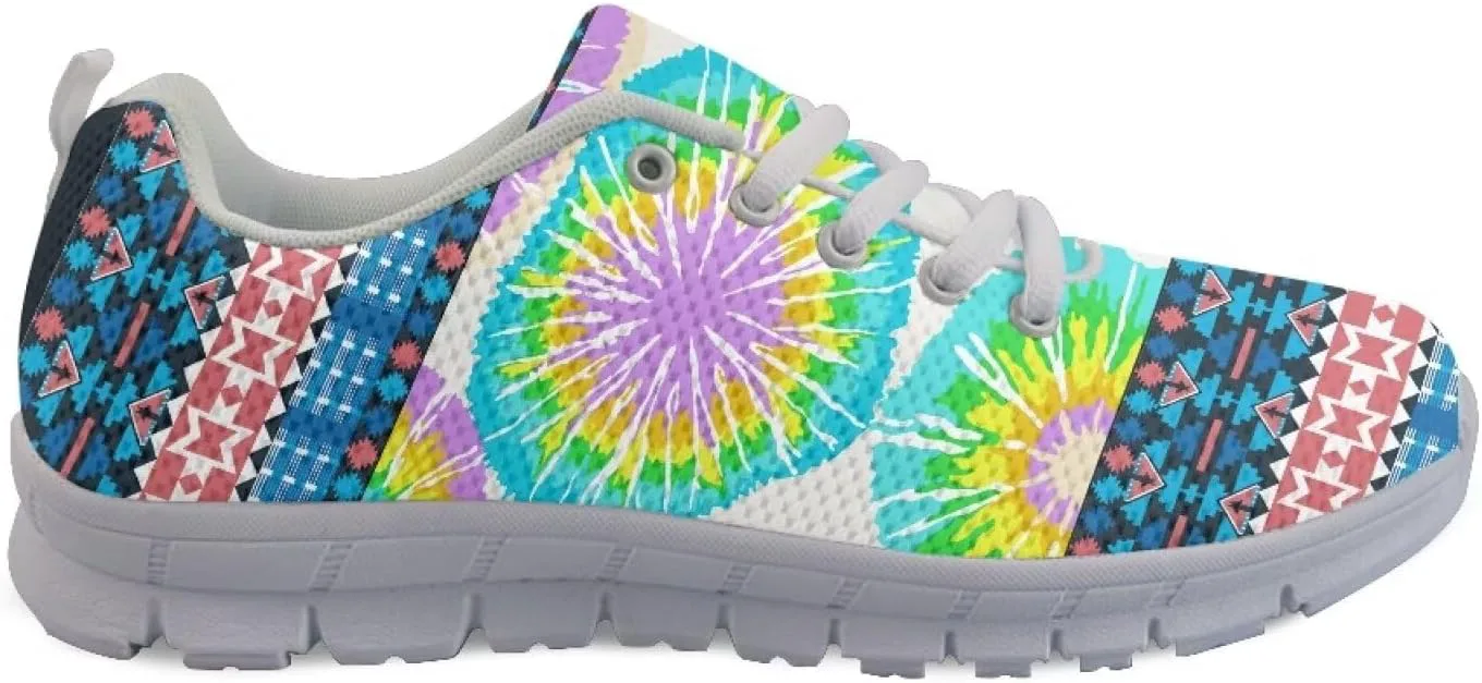 

AmzPrint Кроссовки для походов, бега и прогулок для мужчин, с принтом, белая подошва, стильные повседневные мужские кроссовки, размер 6.5-13