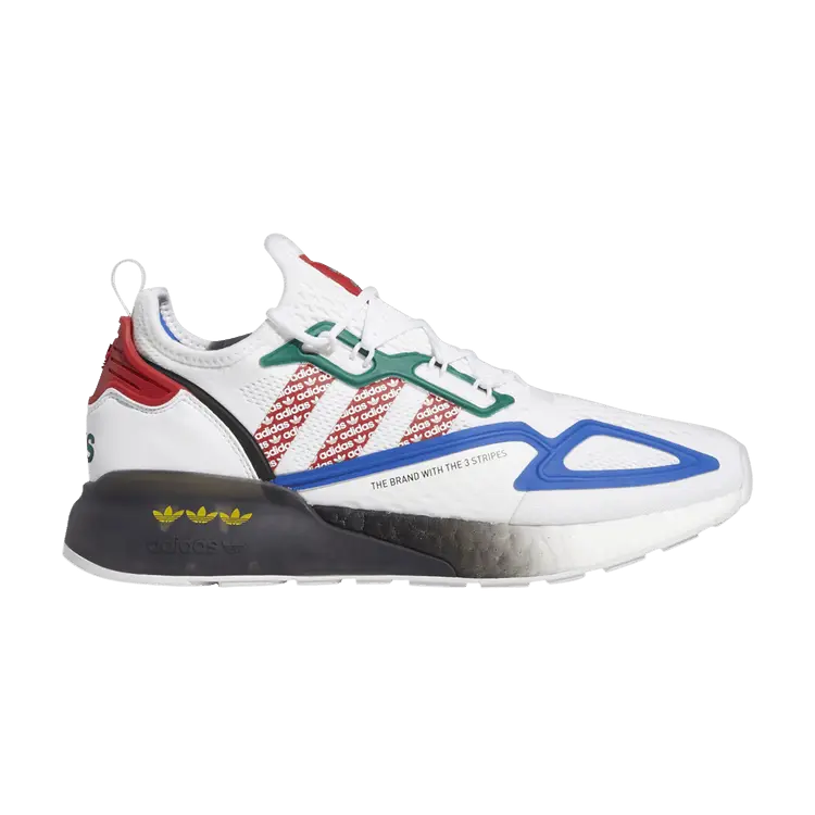 

Кроссовки adidas ZX 2K Boost 'Logo Print', белый