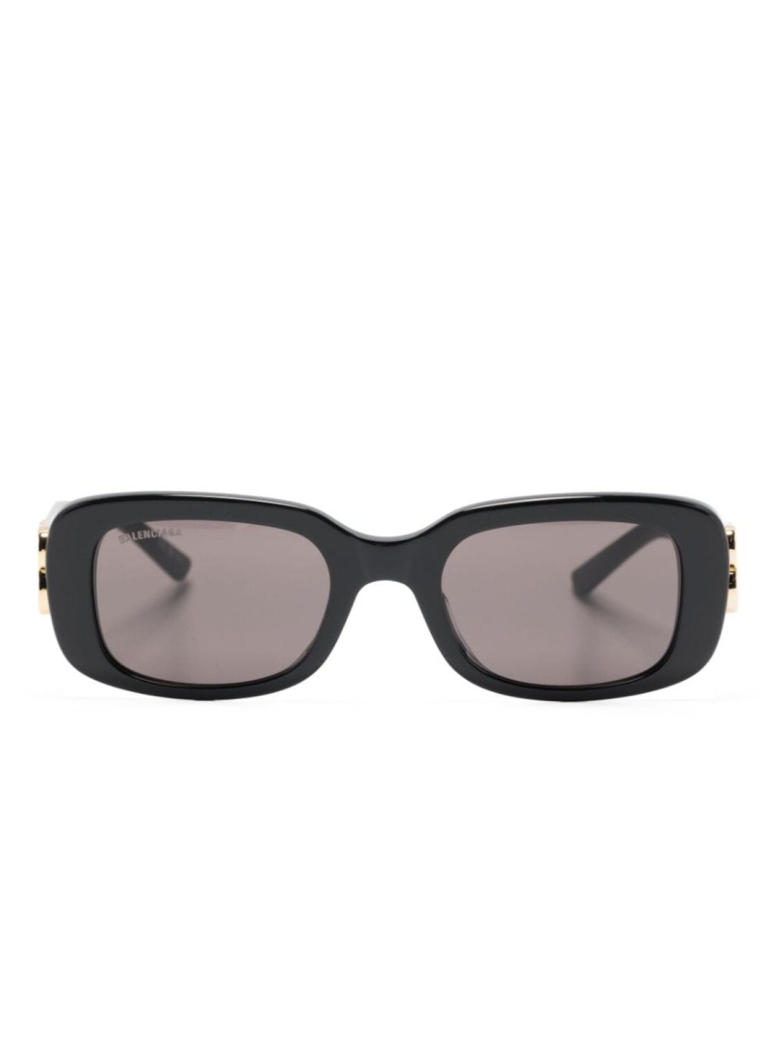 

Balenciaga Eyewear солнцезащитные очки Dynasty в прямоугольной оправе, черный