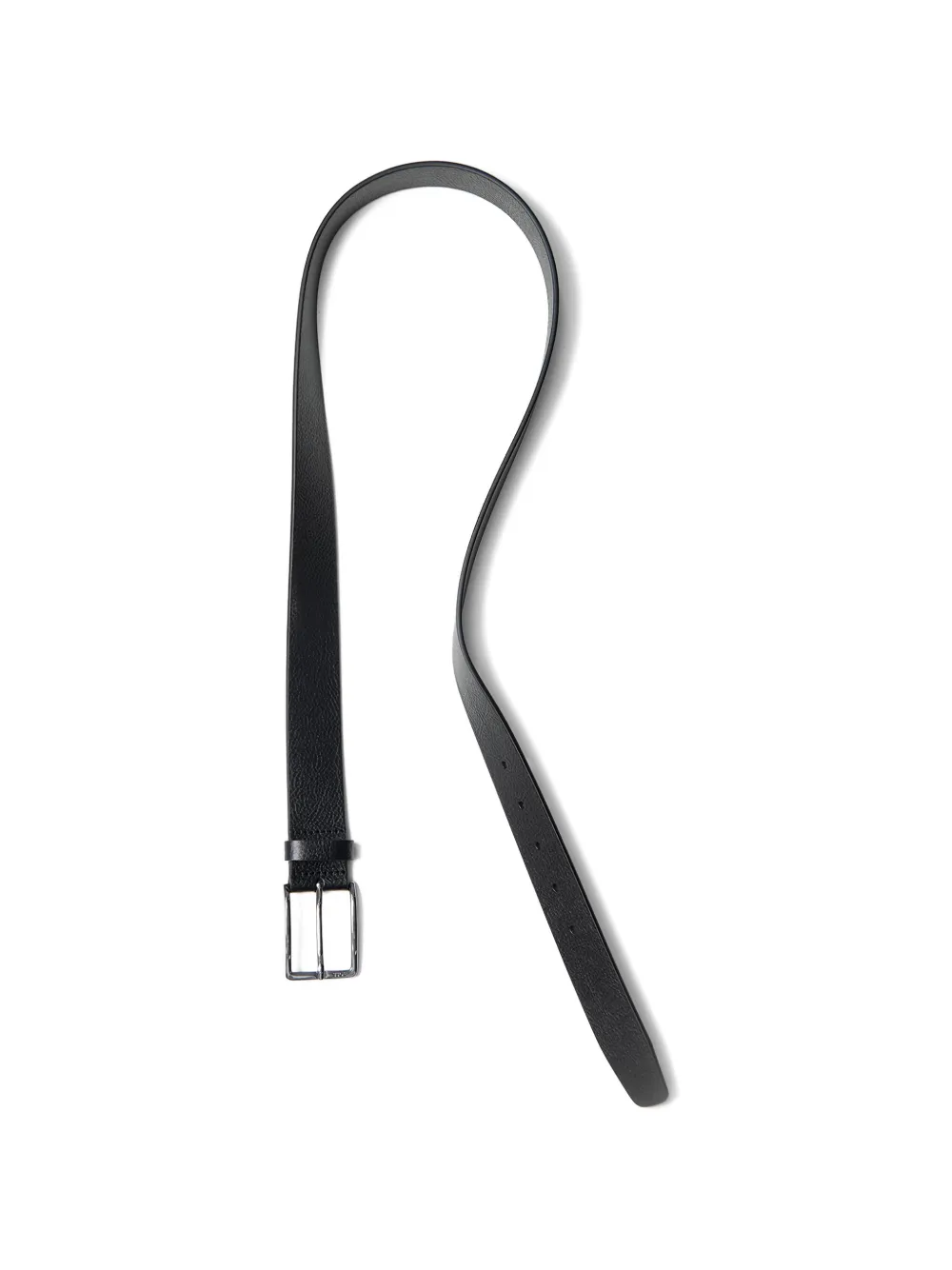 

Кожаный ремень с пряжкой BOSS, черный