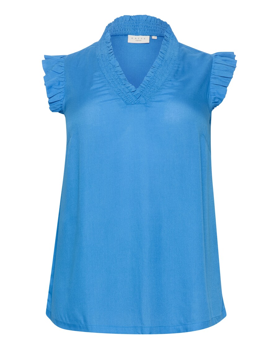 

Блузка KAFFE CURVE Dahlie, цвет Azure