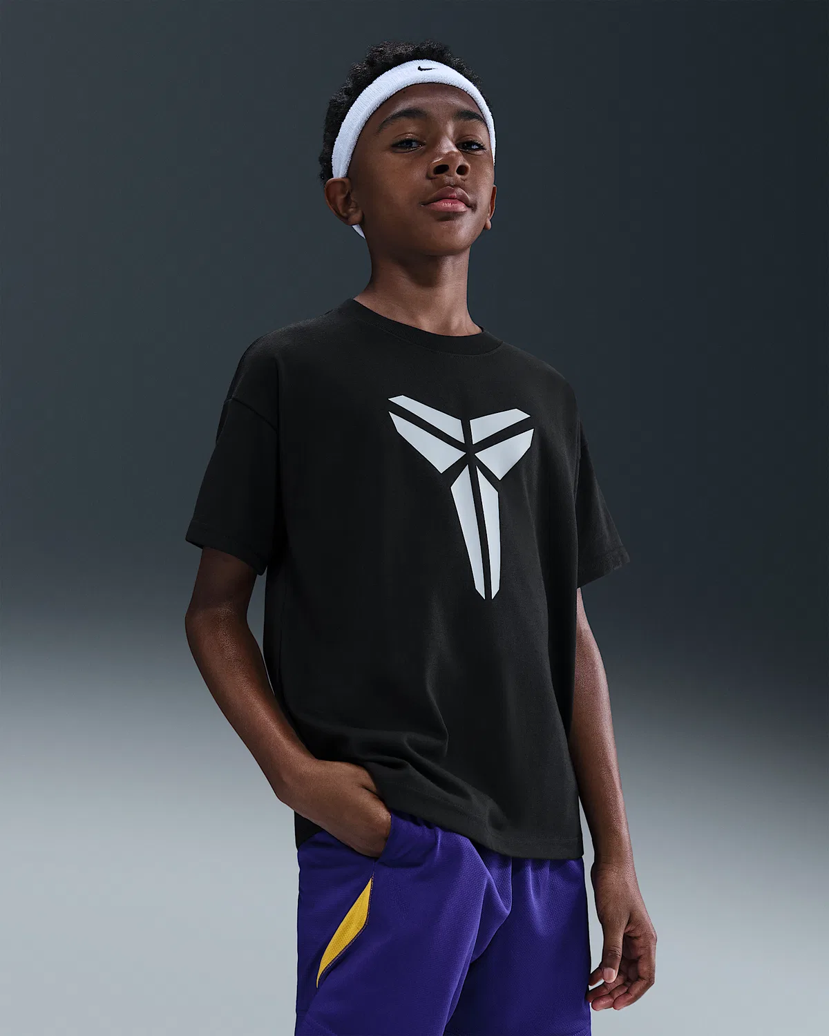 Детская футболка Dri-FIT Max90 Kobe, Black