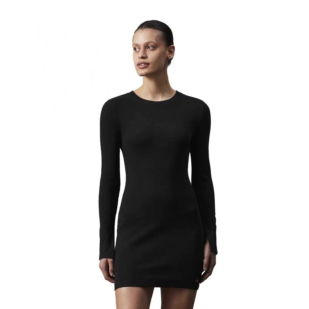 

Платье Calvin Klein Woven Label Rib short, черный