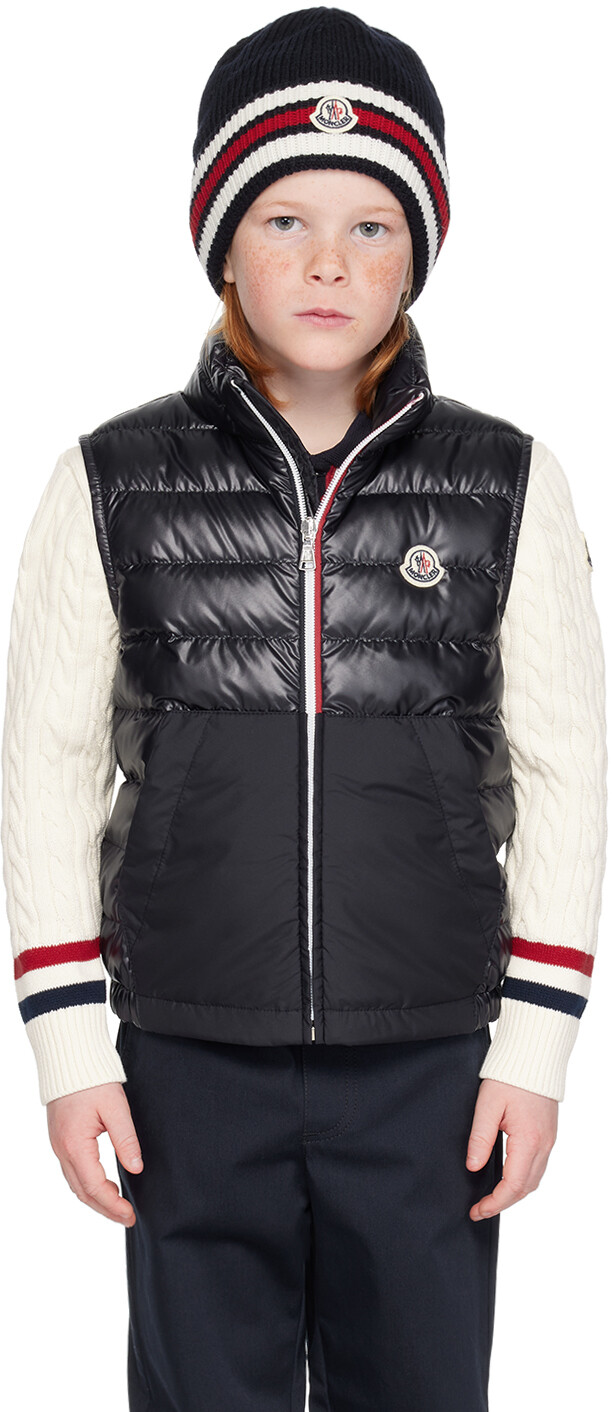 

Детский темно-синий жилет Apatou Down Moncler Enfant