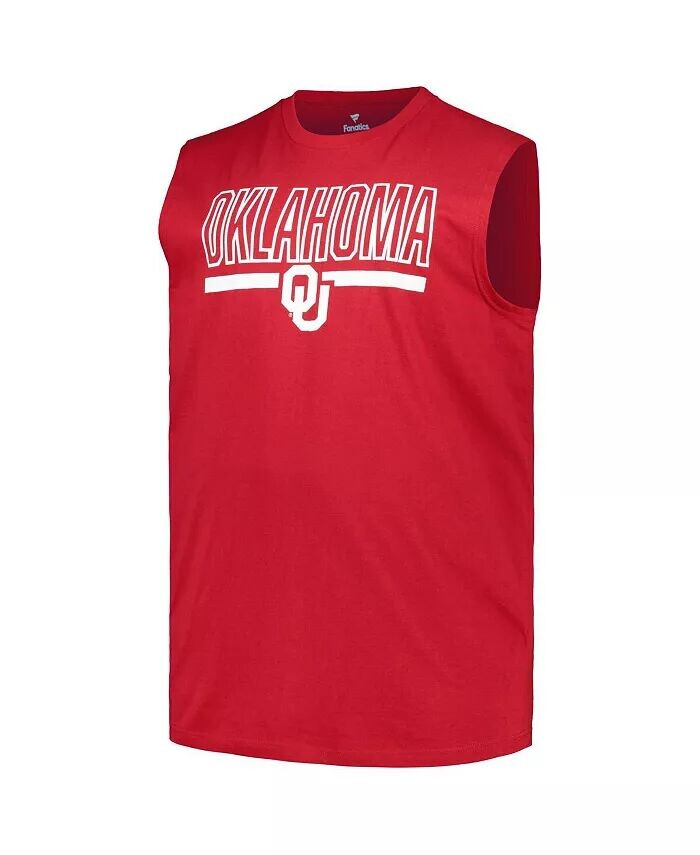 

Мужская майка-топ Crimson Oklahoma Sooners Big Tall Profile