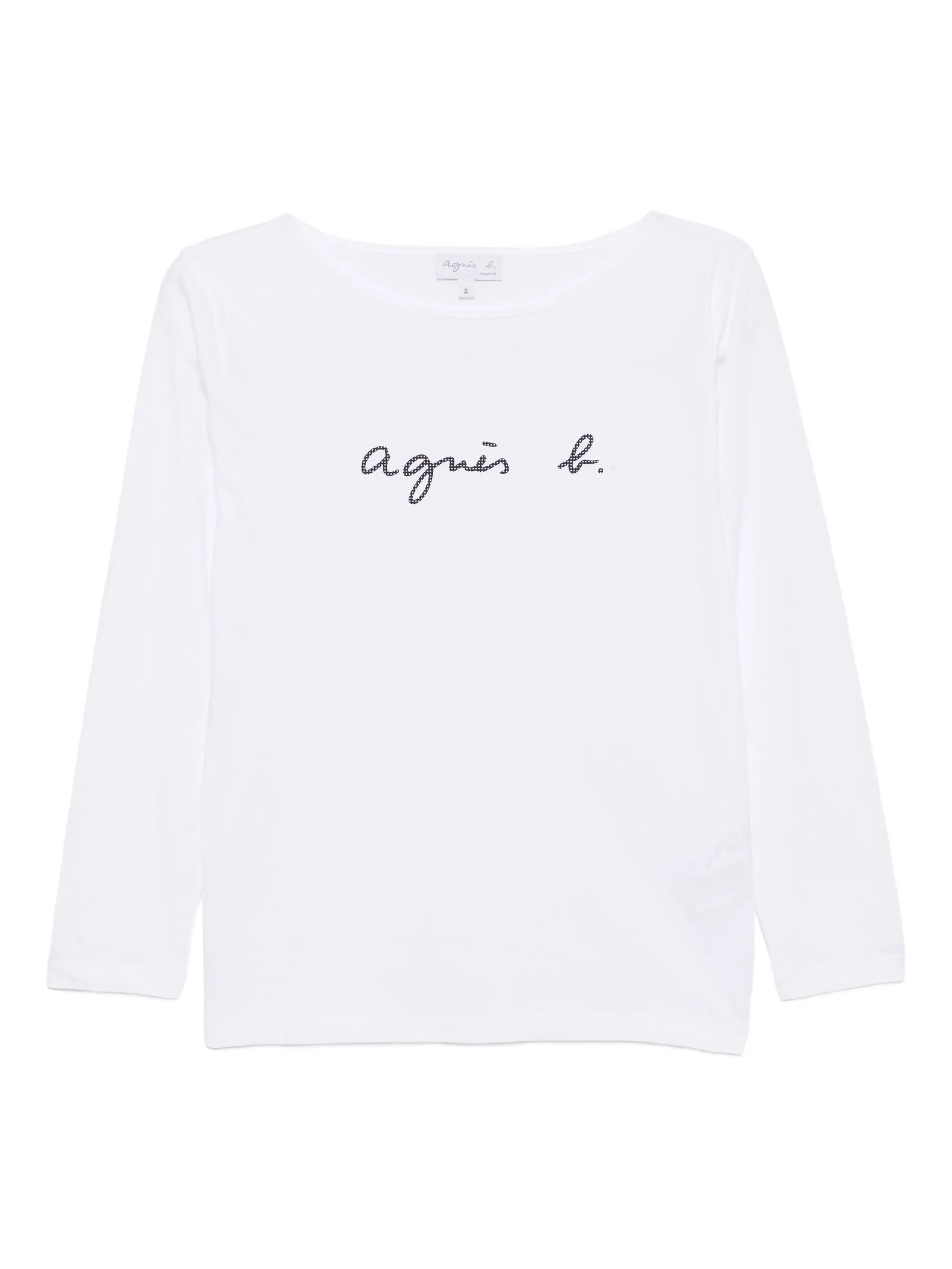 

Футболка с логотипом Agnès B., белый