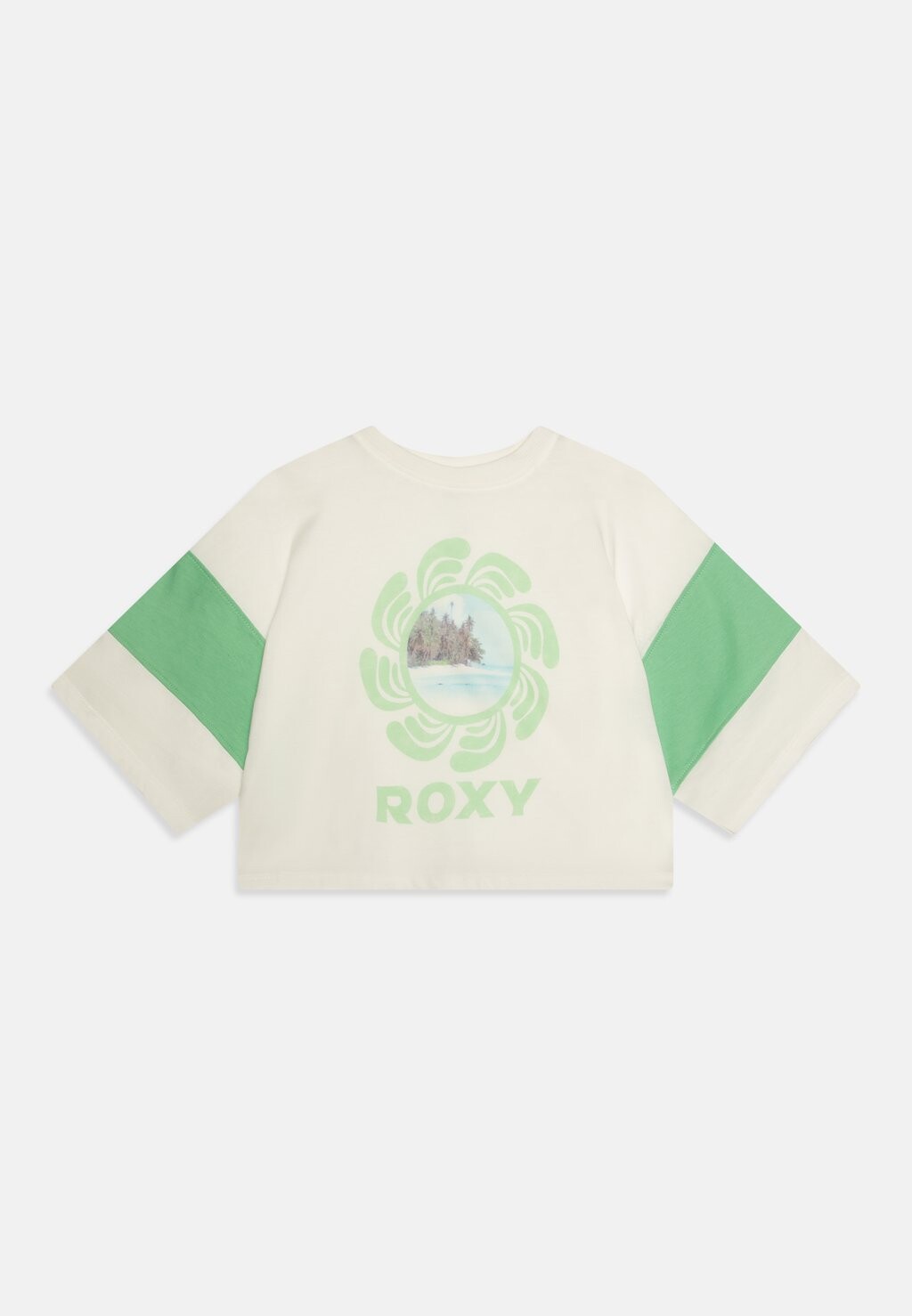 

Футболка с принтом LETS GET IT STARTED Roxy, цвет snow white