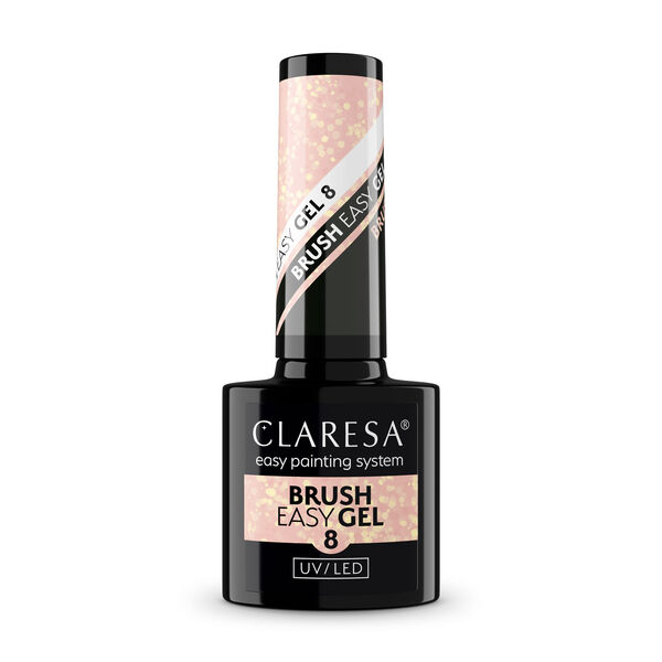 

Гель для ногтей 8,5 г Claresa Nails Brush easy gel, цвет 8