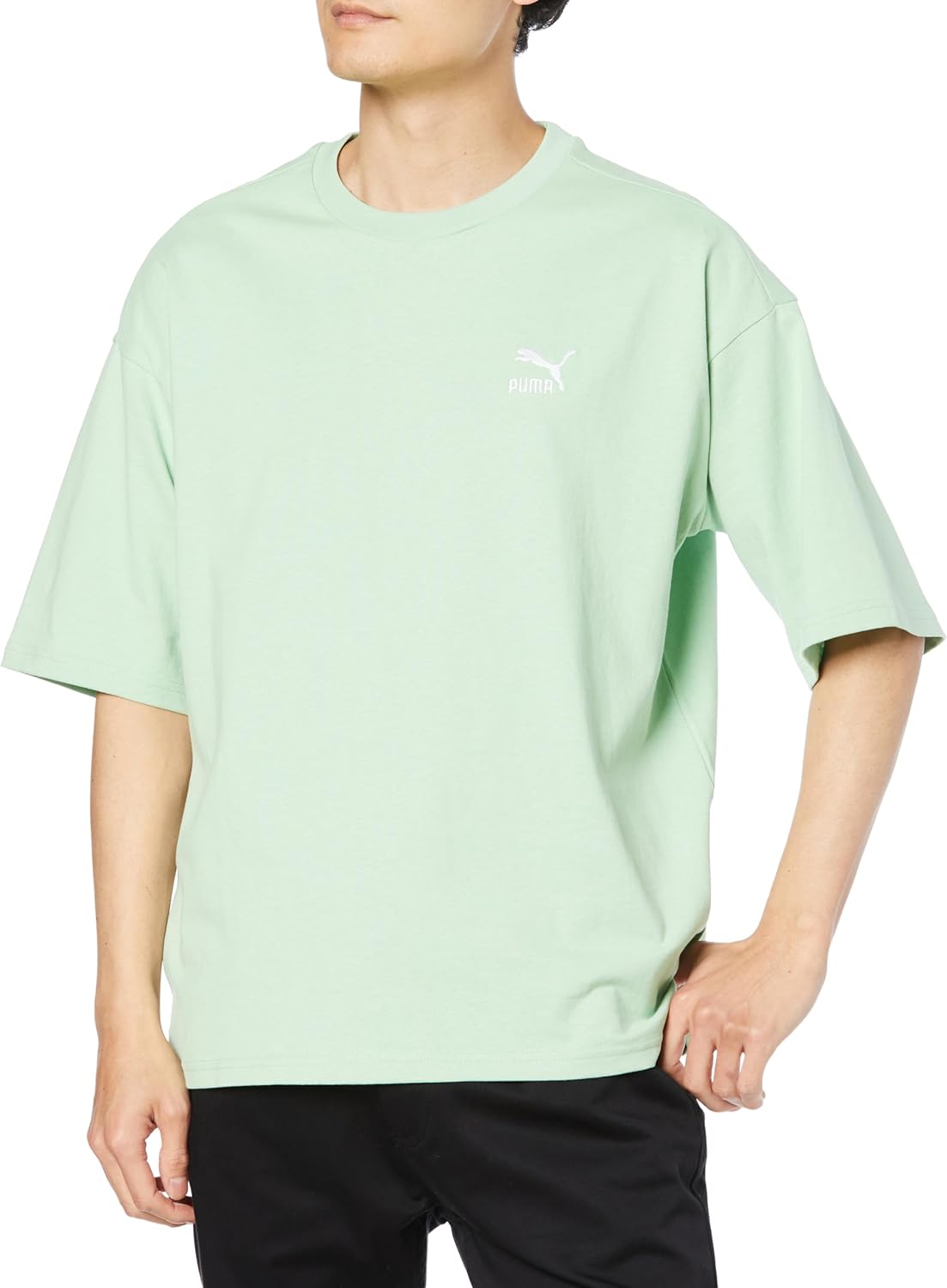 

Мужская футболка Puma 626025 свободного кроя BETTER CLASSICS Oversized, зеленый
