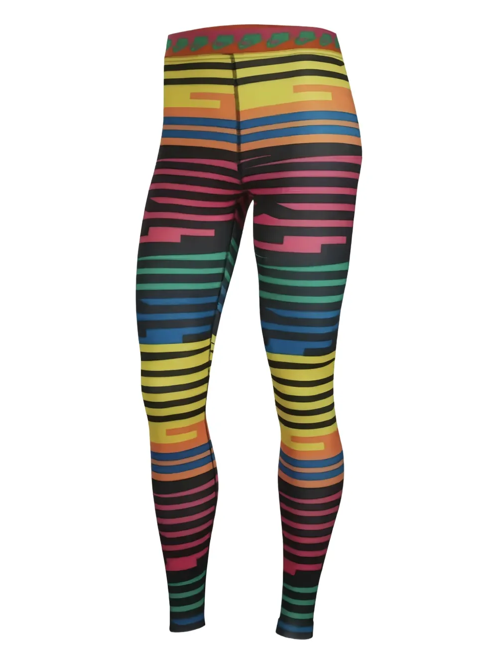 

Леггинсы с полосатым принтом Nike, желтый