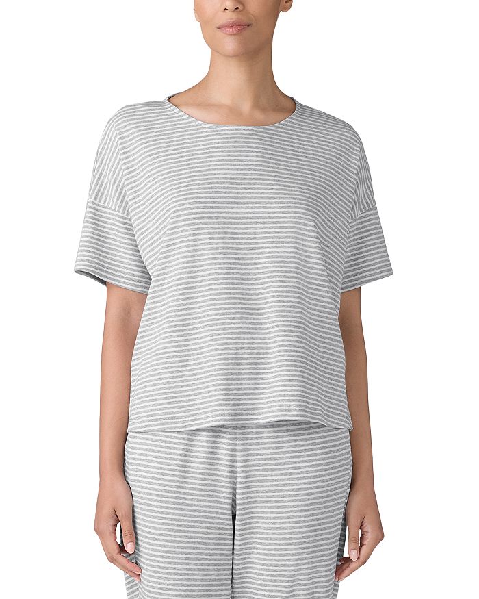 

Свободный топ с короткими рукавами Eileen Fisher, белый