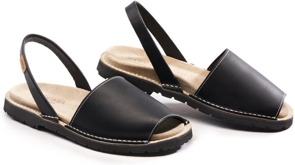 

Мужские сандалии VISCATA Barbada из кожи ручной работы, Испания, черный