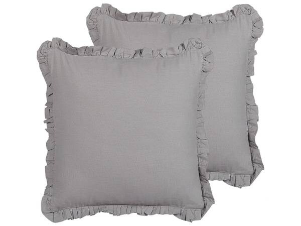 

Подушка Beliani 2 шт GLABRA, 45x45x45 см, серый