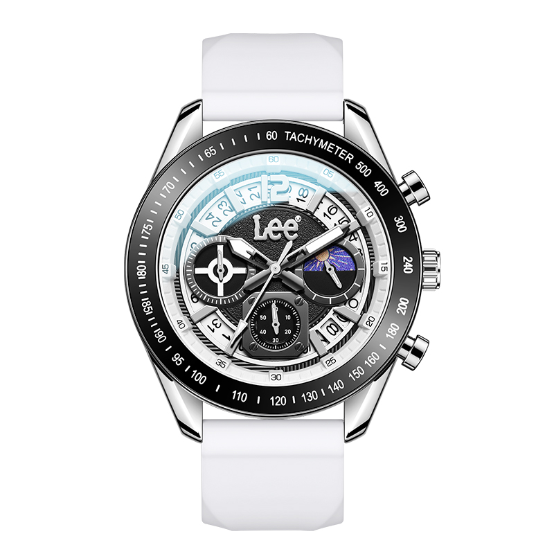 

Lee Часы Wrist Watch Quartz Movement Silicone Strap Black Dial Men's Watch Node Holiday Classic Box, 69LEF-M470P7DS-SSSY
