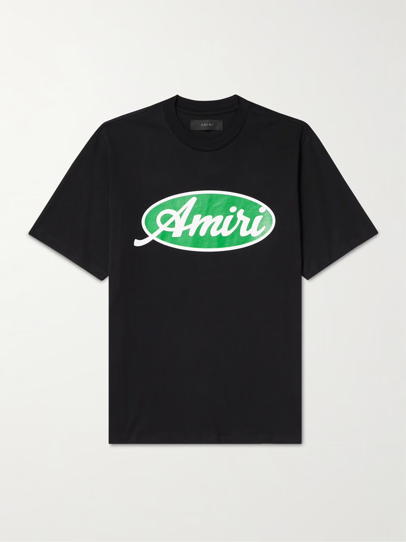 

Футболка из хлопкового джерси с логотипом AMIRI, черный