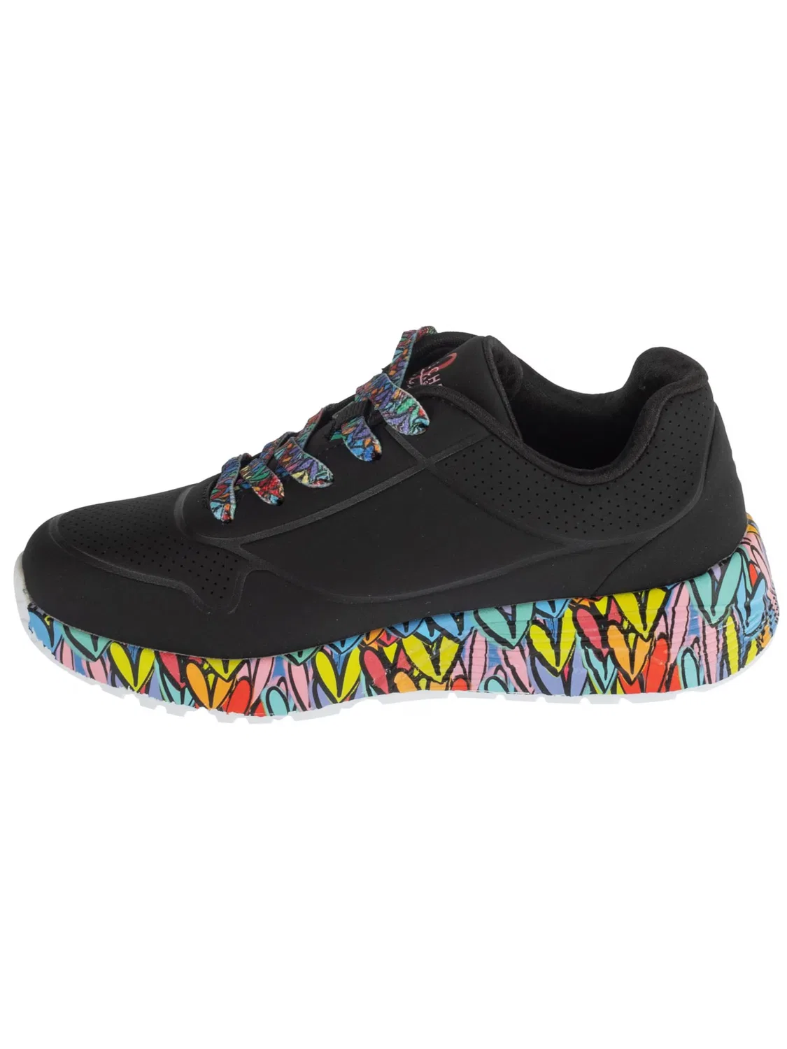 Кроссовки SKECHERS Skechers Uno Lite - Subtle Love черного цвета — фото 2