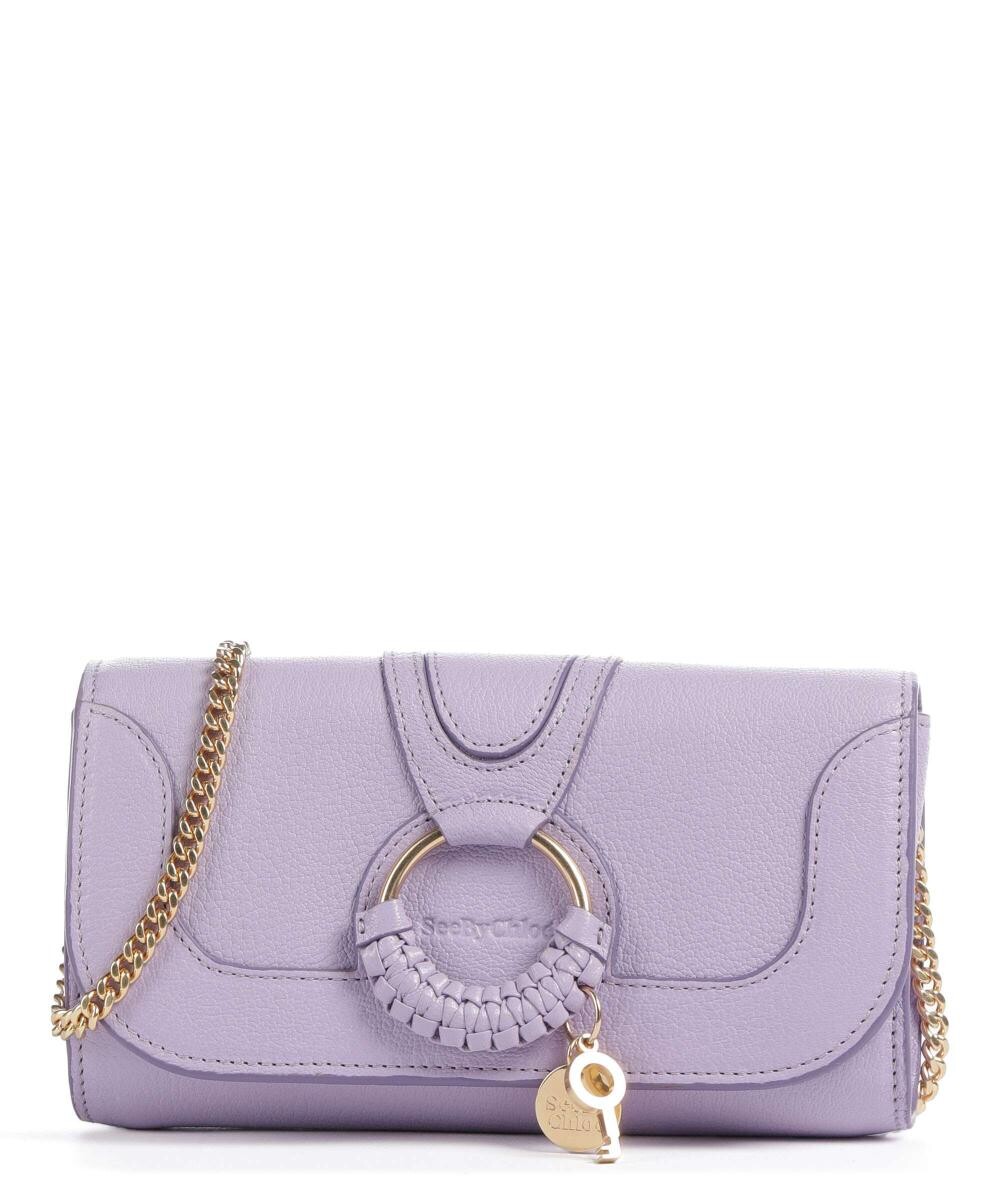 

Сумка на плечо Hana из зернистой козьей кожи See By Chloé, фиолетовый