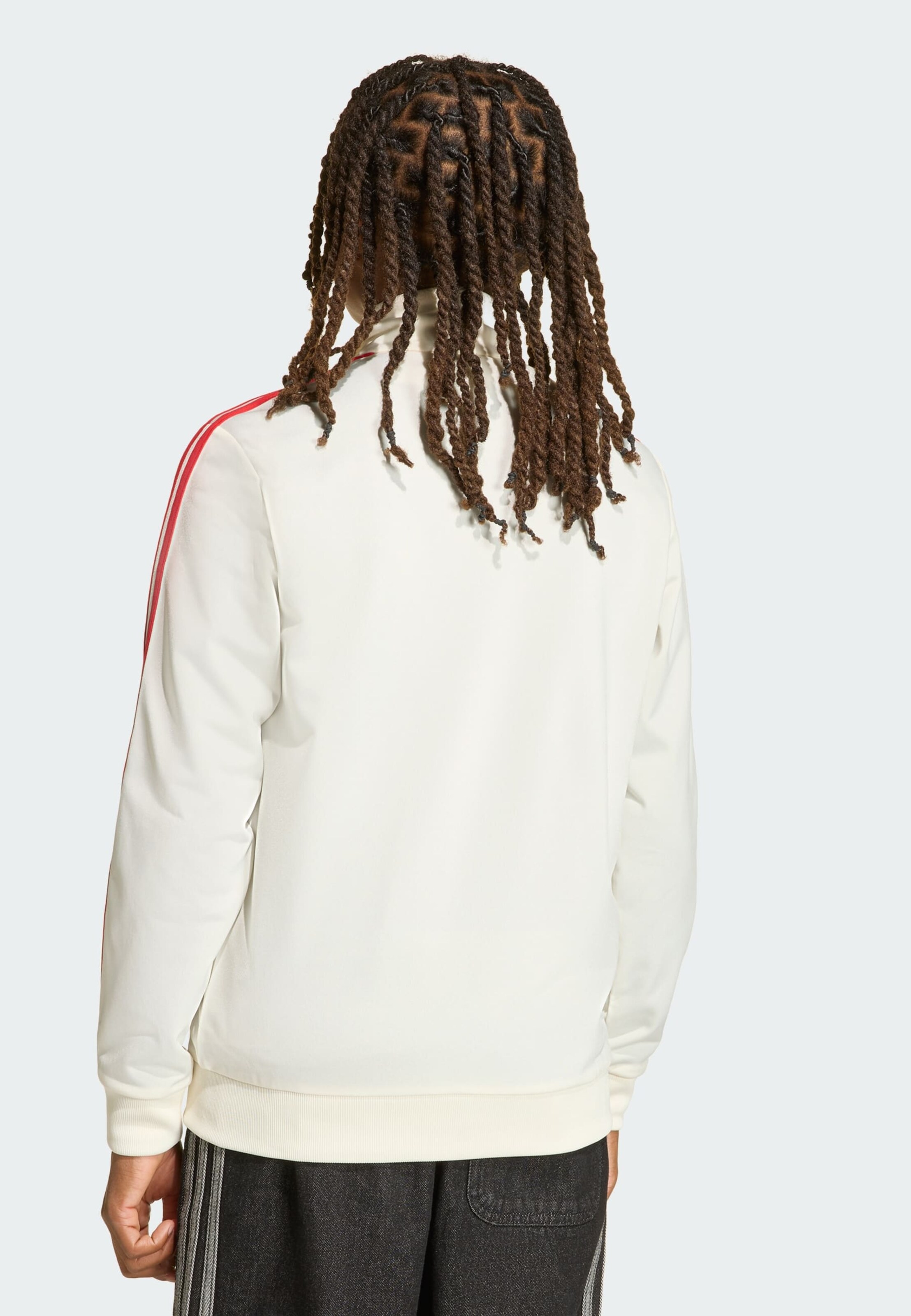 Adidas Originals Куртка межсезонная 'Firebird Heart' в цвете Off White — фото 3