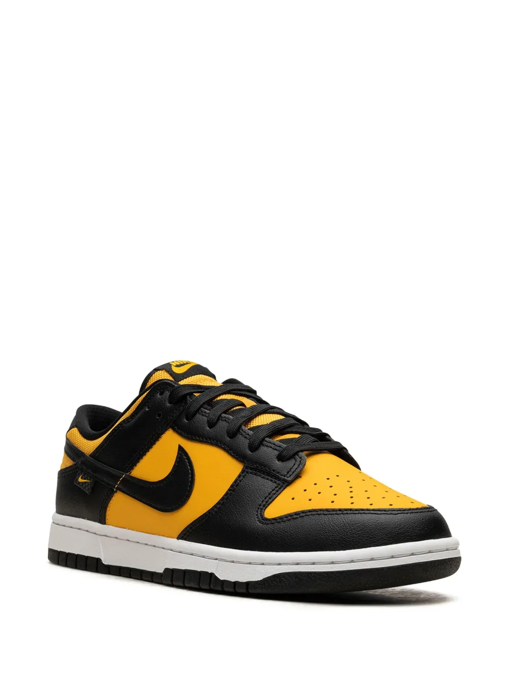 Кроссовки Dunk Low Black/University Gold Nike, желтый — фото 2