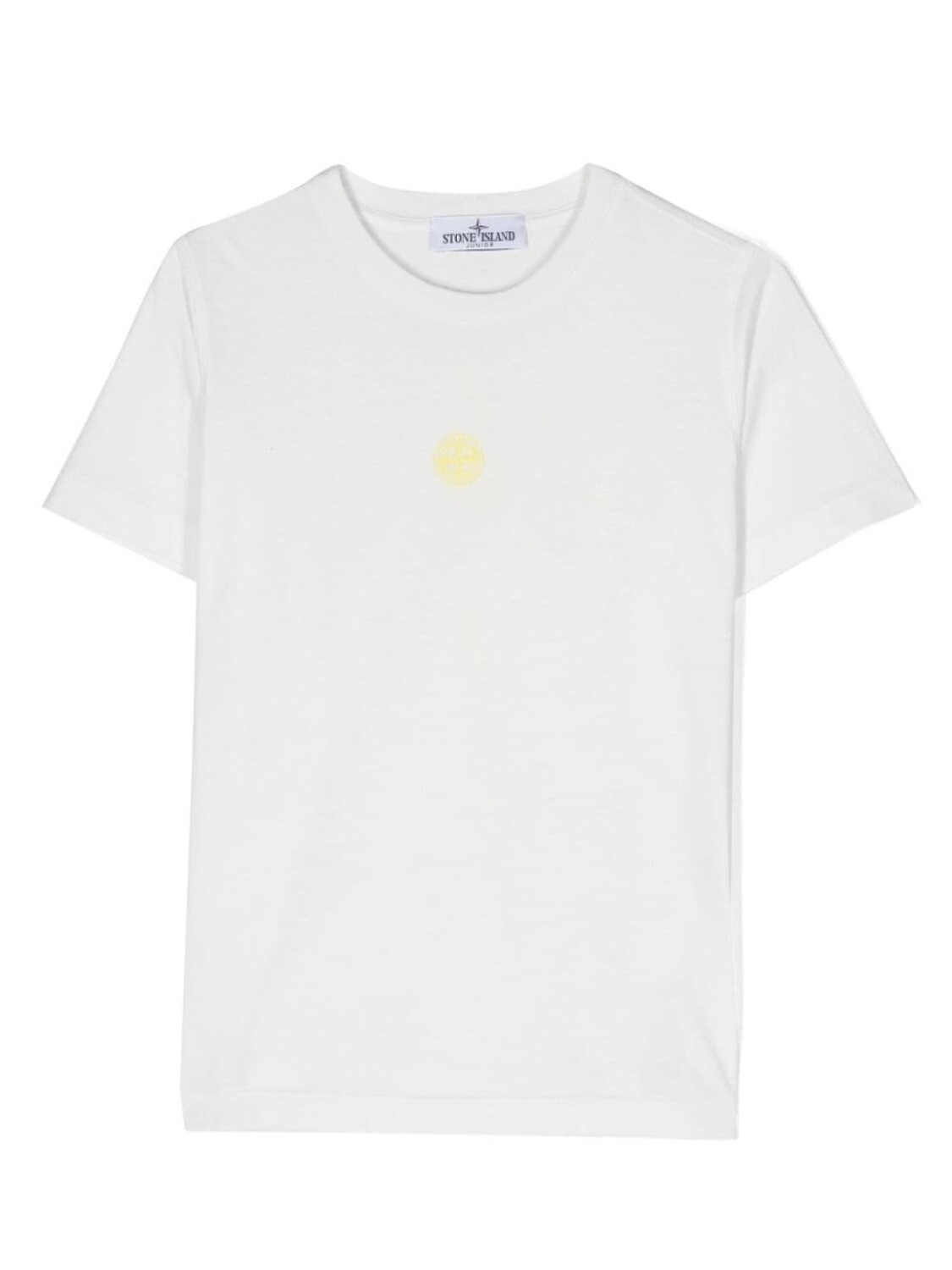 

Stone Island Junior футболка с логотипом, белый