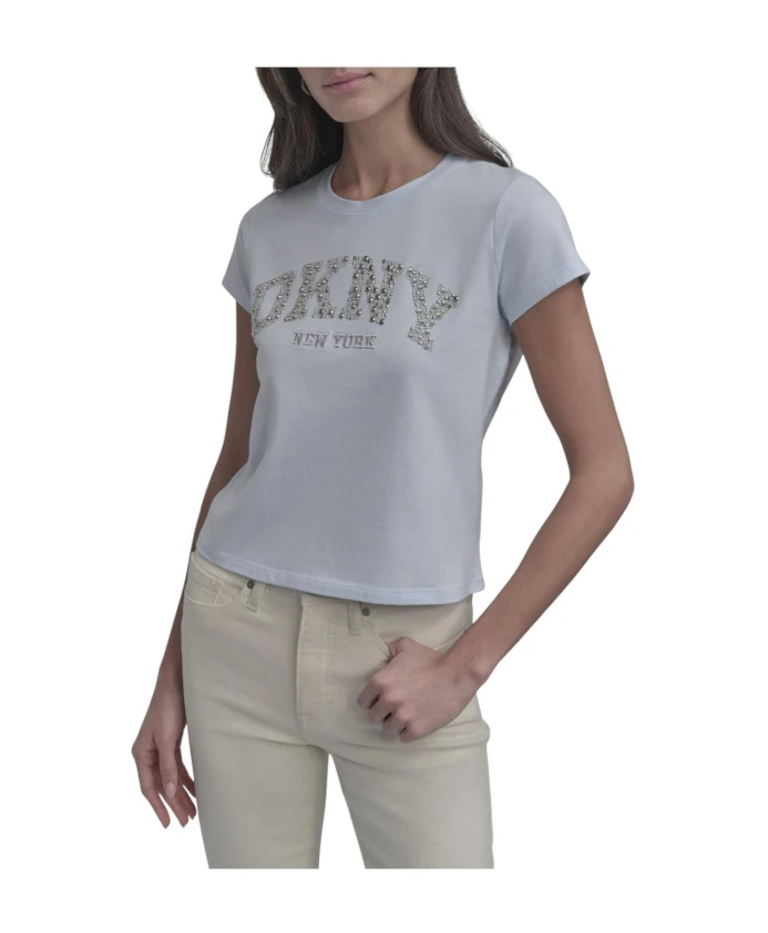 

Классическая футболка с круглым вырезом Dkny, синий