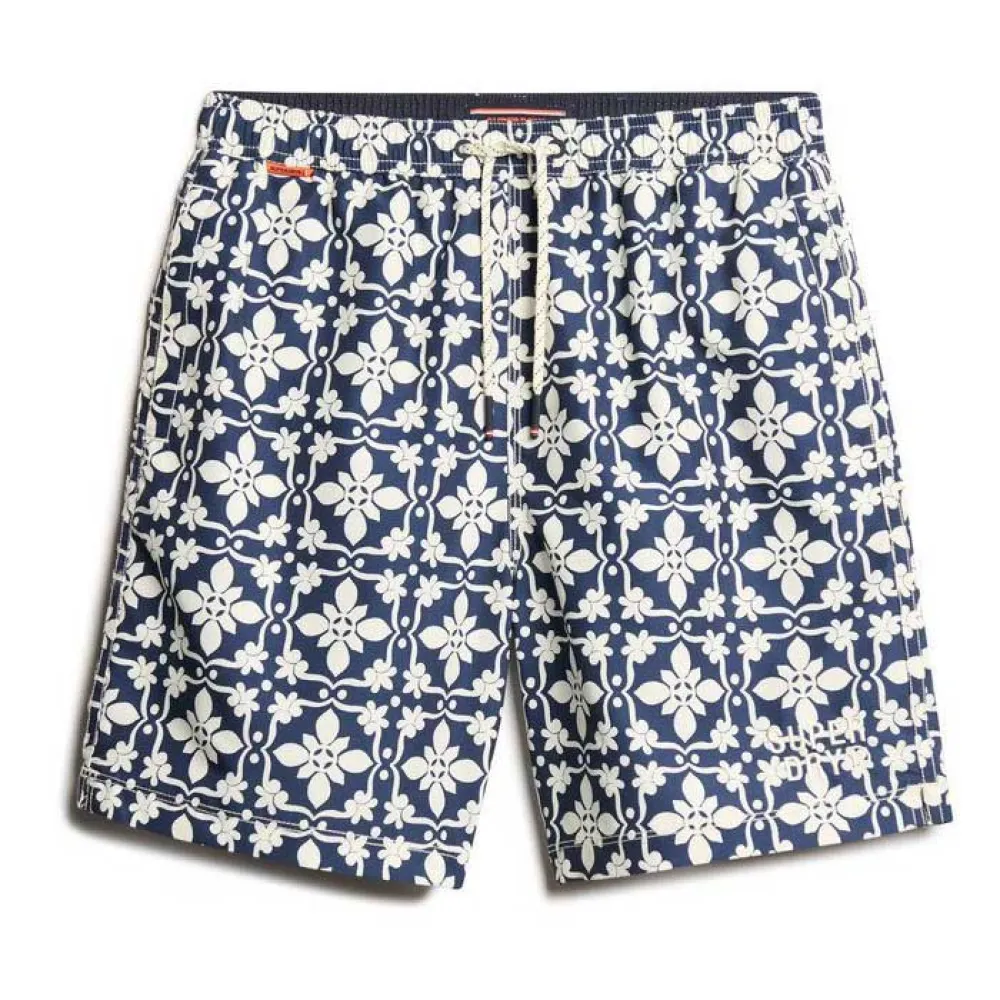 

Шорты для плавания Superdry Tile Print 16´´, синий