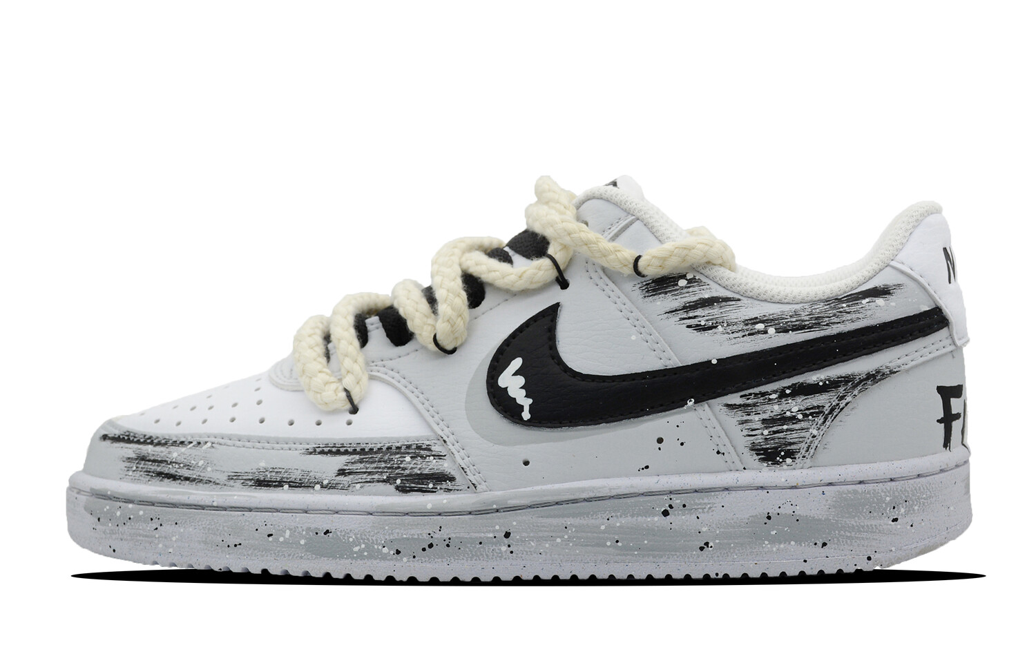 

Кроссовки для скейтбординга Court Vision Low Men Low-top Black/Grey/White Nike