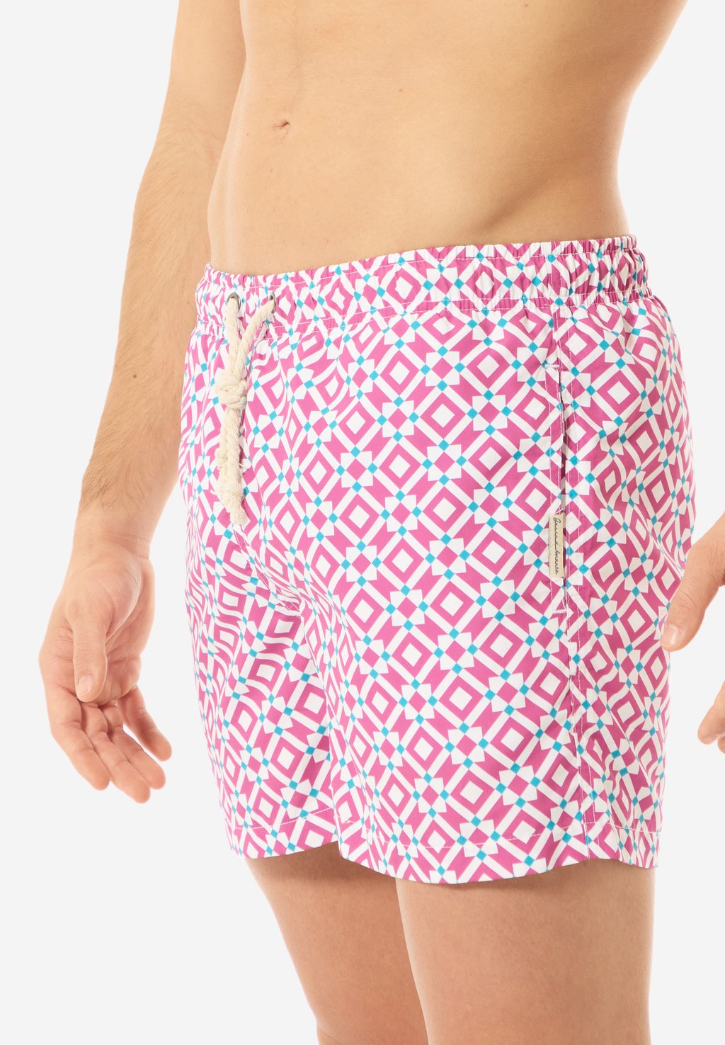 

Пляжные шорты Gassa d’Amante, цвет Purple Light Blue White Graphic Print