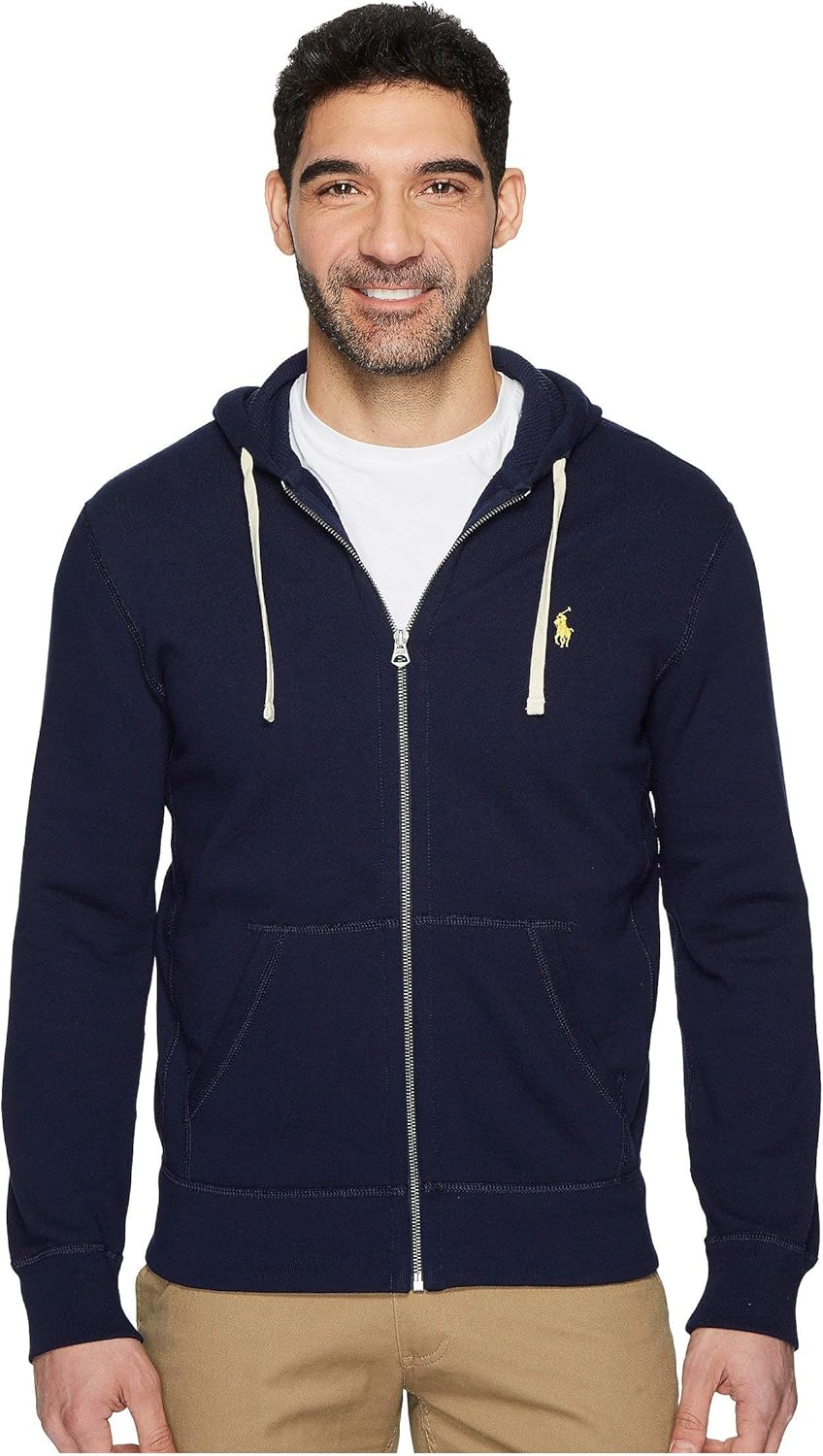 

Толстовка Polo Ralph Lauren мужская, на молнии, из двойного трикотажа, Navy