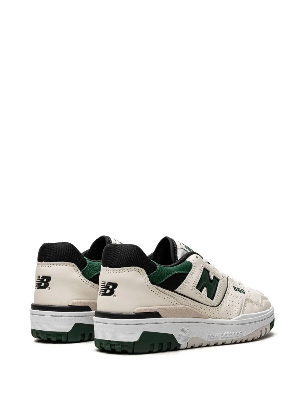 Кроссовки 550 Sea Salt Pine Green New Balance, белый — фото 3